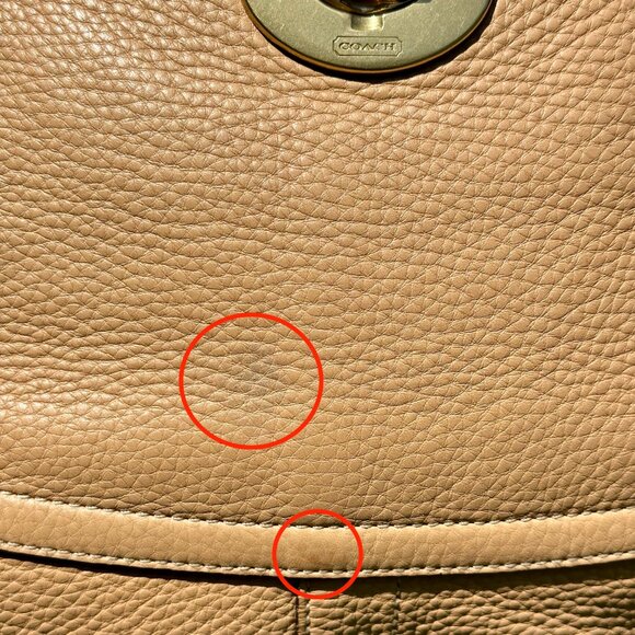 Coach Ergo Legacy XL Tote Camel Tan HTF 2007 Stripe Lining Hang Tag 11640 EUC - Picture 15 of 16